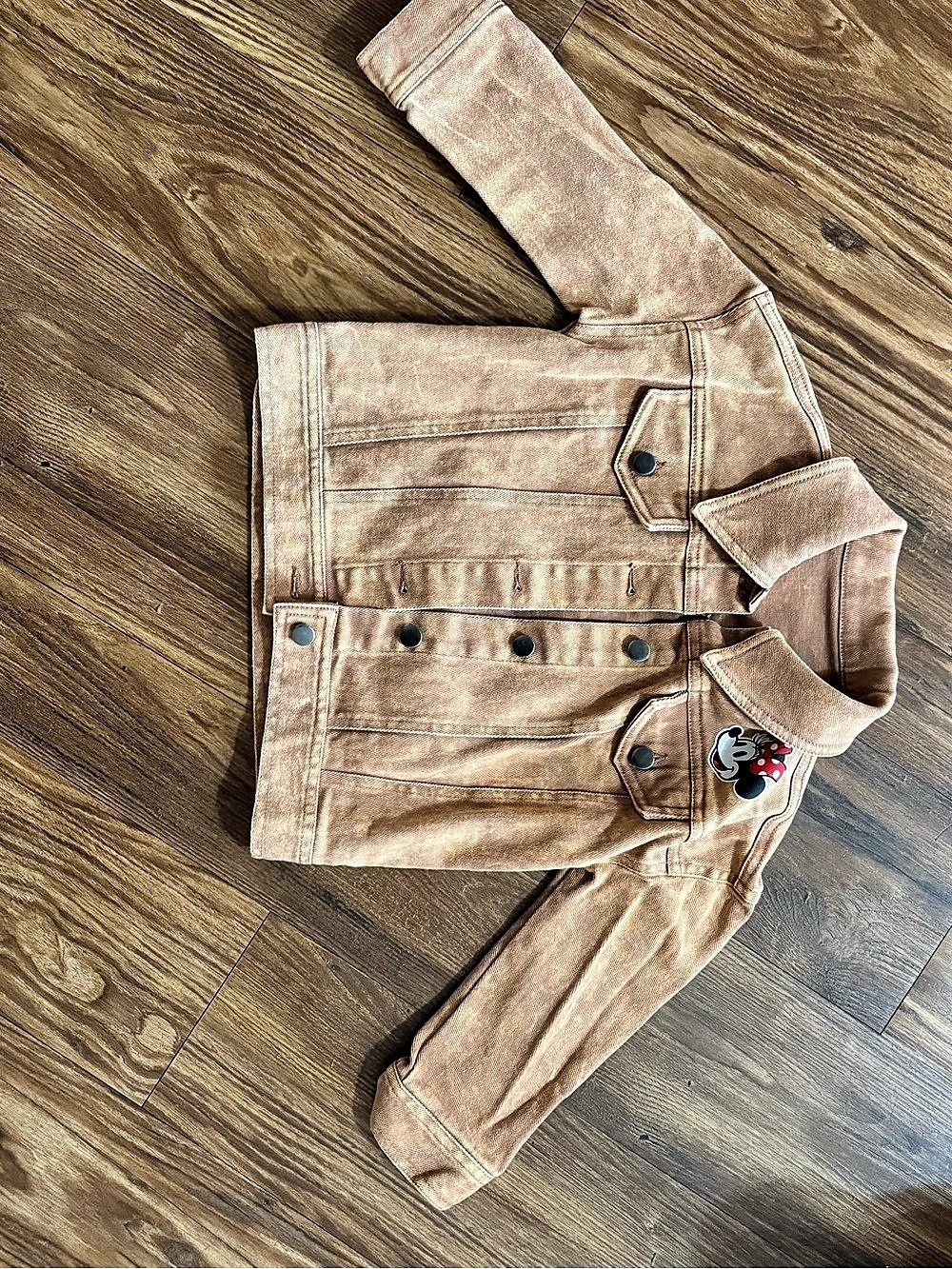 Kids Pink Graphic Jean Jacket